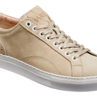 Isla - Beige Suede Hand Stitched Rubber Sole Sneaker