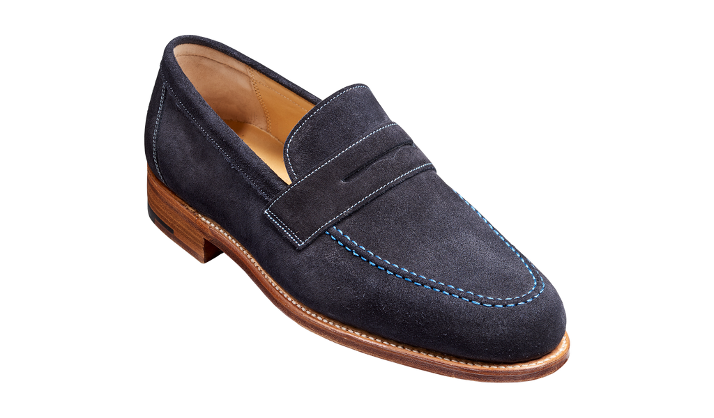 Jevington - Dark Navy Suede