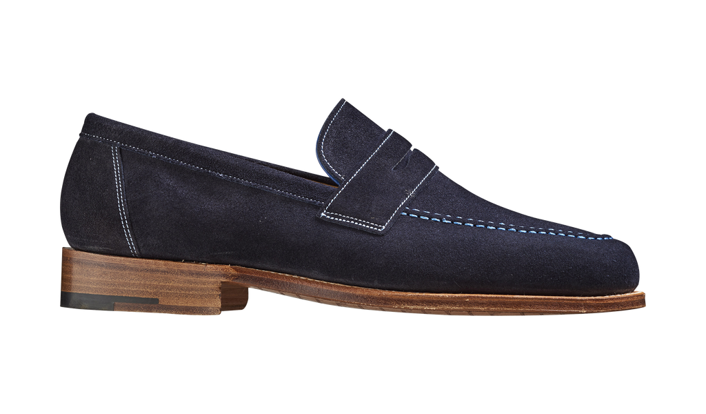 Jevington - Dark Navy Suede