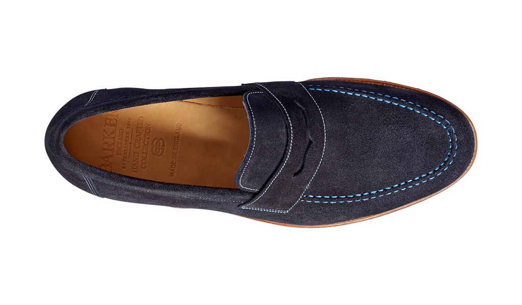 Jevington - Dark Navy Suede