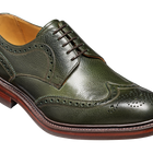 Kelmarsh - Olive Green Grain Wingtip Brogue