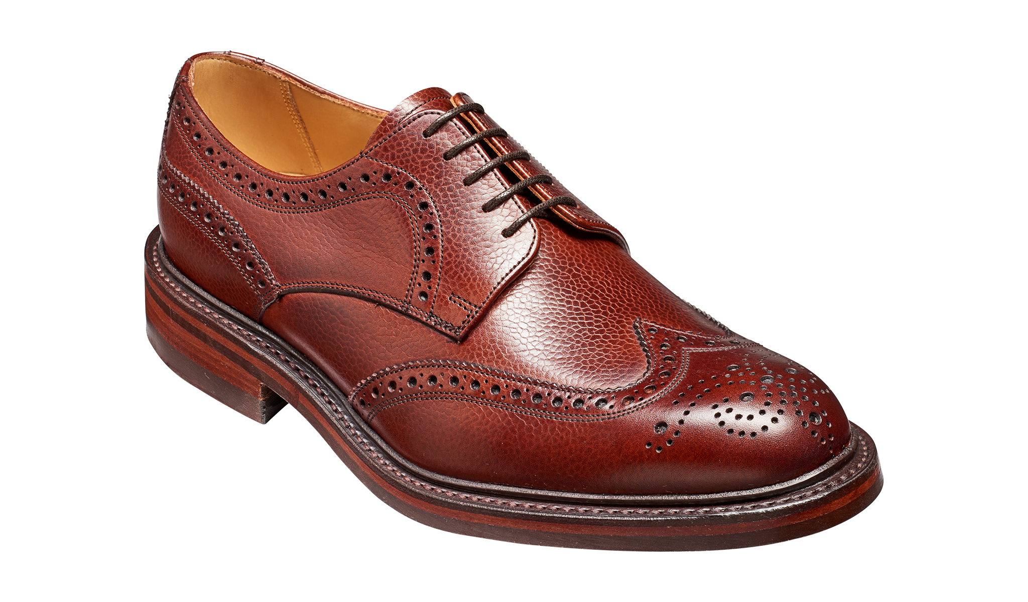 cherry brown dress shoes Jevington - Cherry Grain