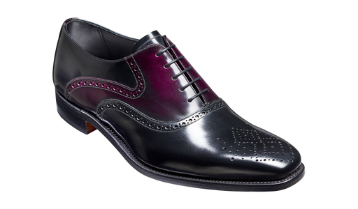 Langley - Black Aubergine Hi-Shine