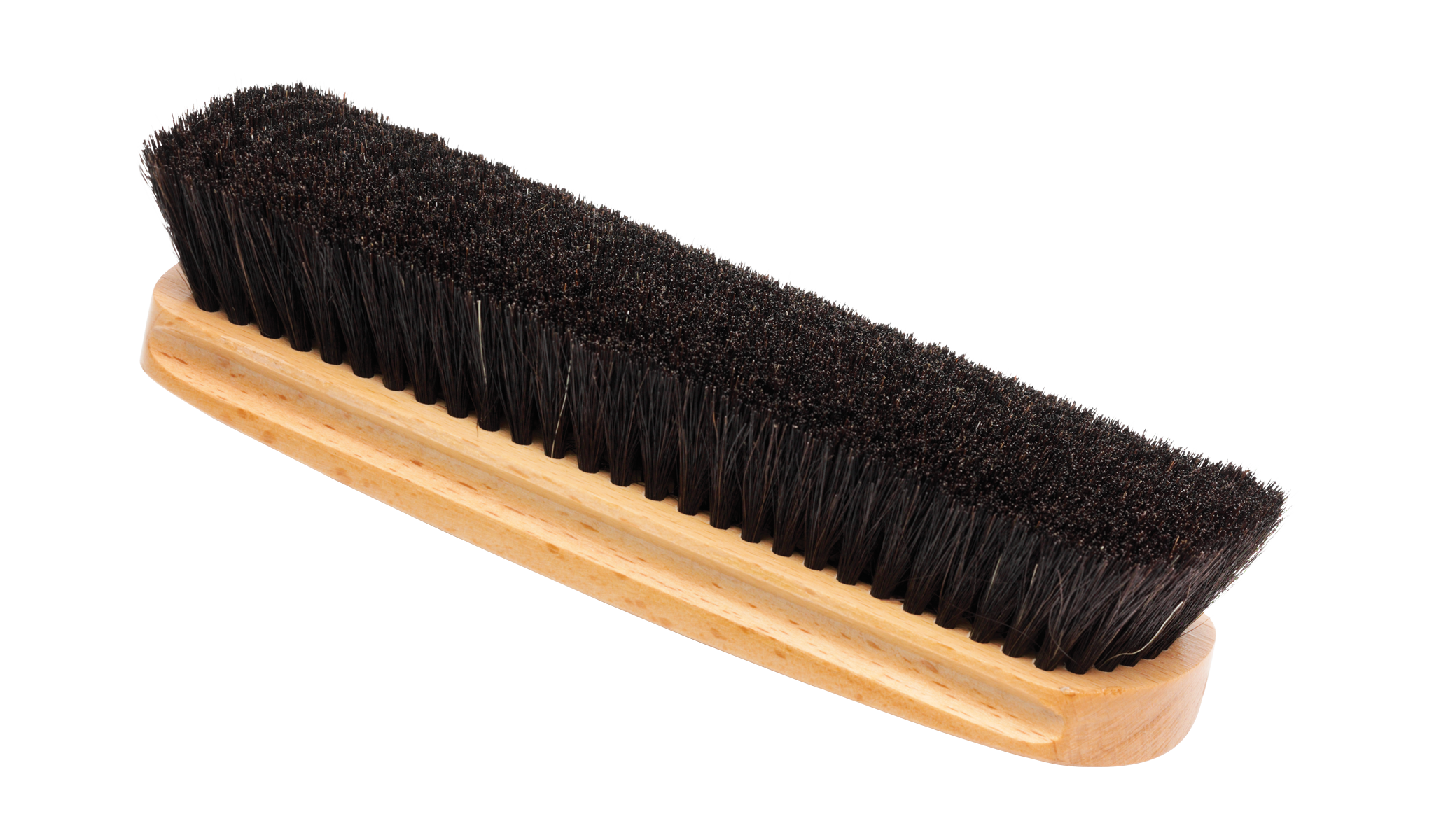 Shoe polish top and brush