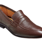 Ledley - Dark Brown Deer Skin Loafer