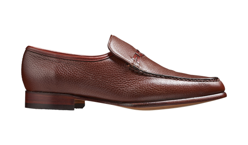 Leon - Burgundy Deerskin / Calf Loafer