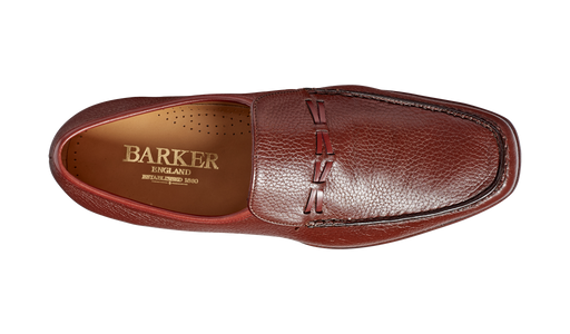 Leon - Burgundy Deerskin / Calf Loafer