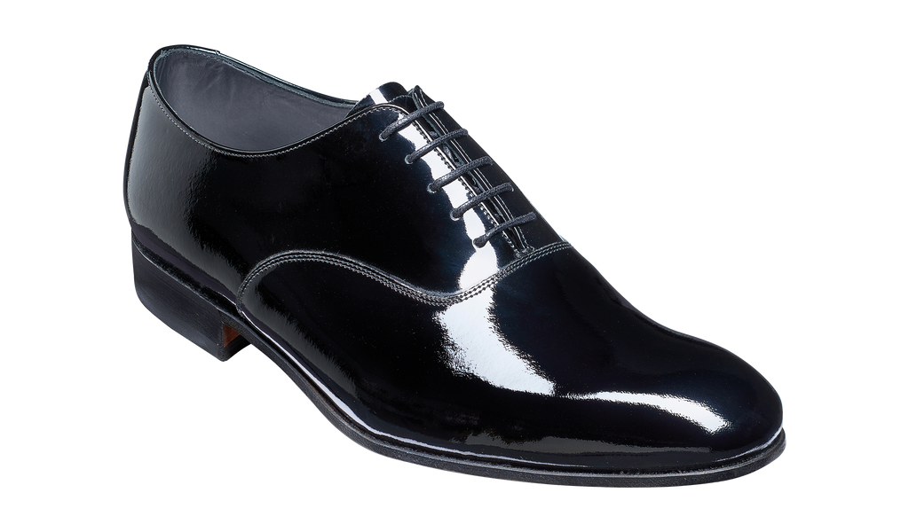 Madeley - Black Patent Oxford | Mens Oxford | Barker Shoes USA