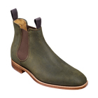 Mansfield - Green Waxy Suede