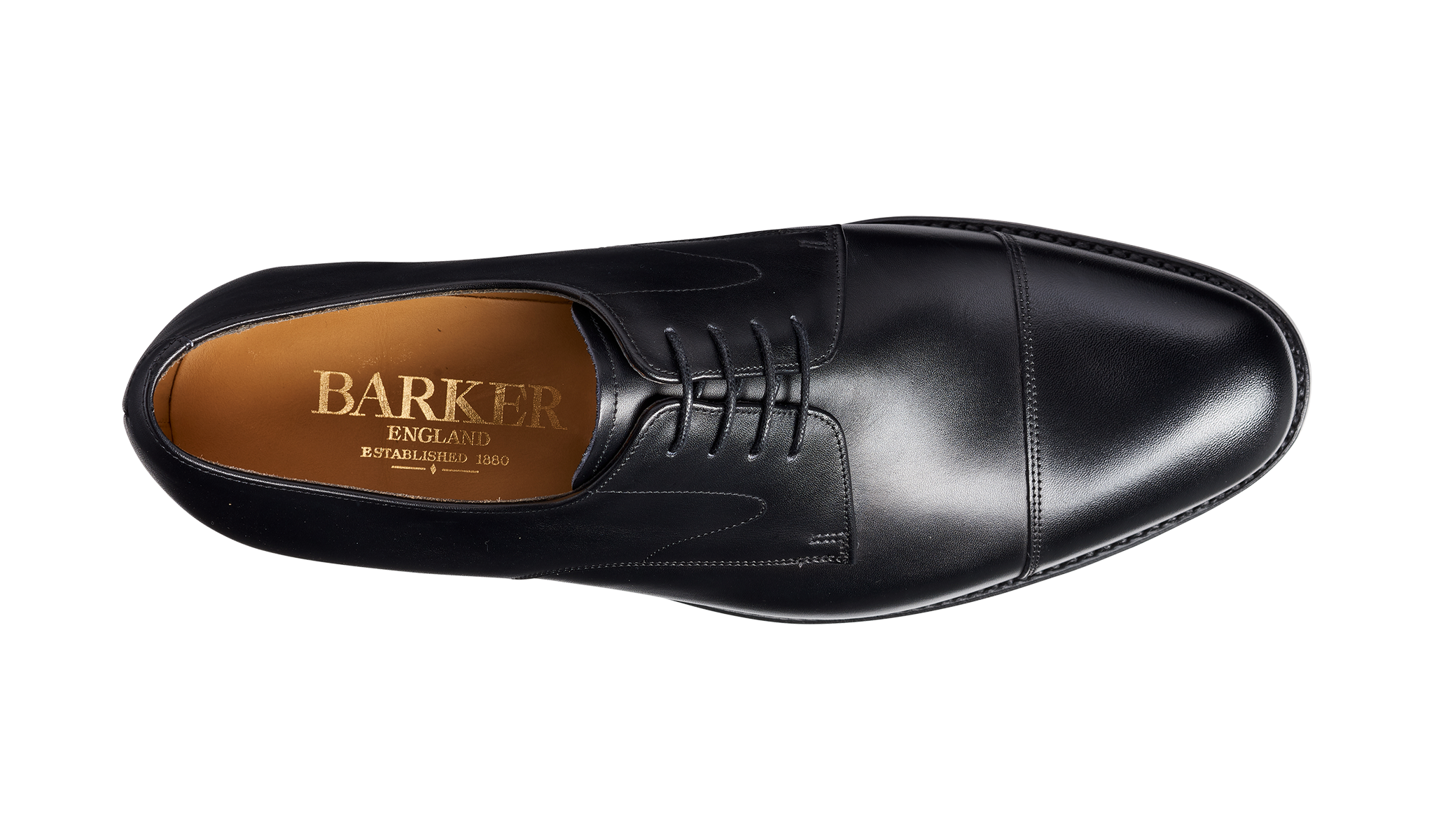 Morden - Black Calf Derby Shoe - 6 / G / 7mm Leather Sole Morden - Black Calf Derby Shoe - 6 / G / 7mm Leather Sole
