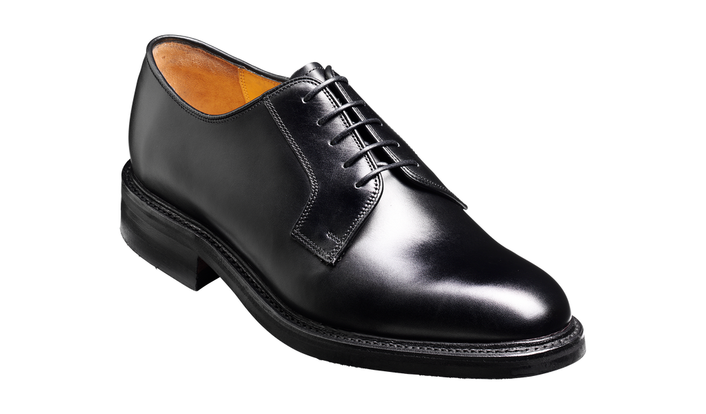 Nairn - Black Calf Mens Derby Shoes