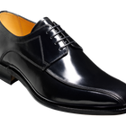 Newbury - Black Hi-Shine Derby Shoe