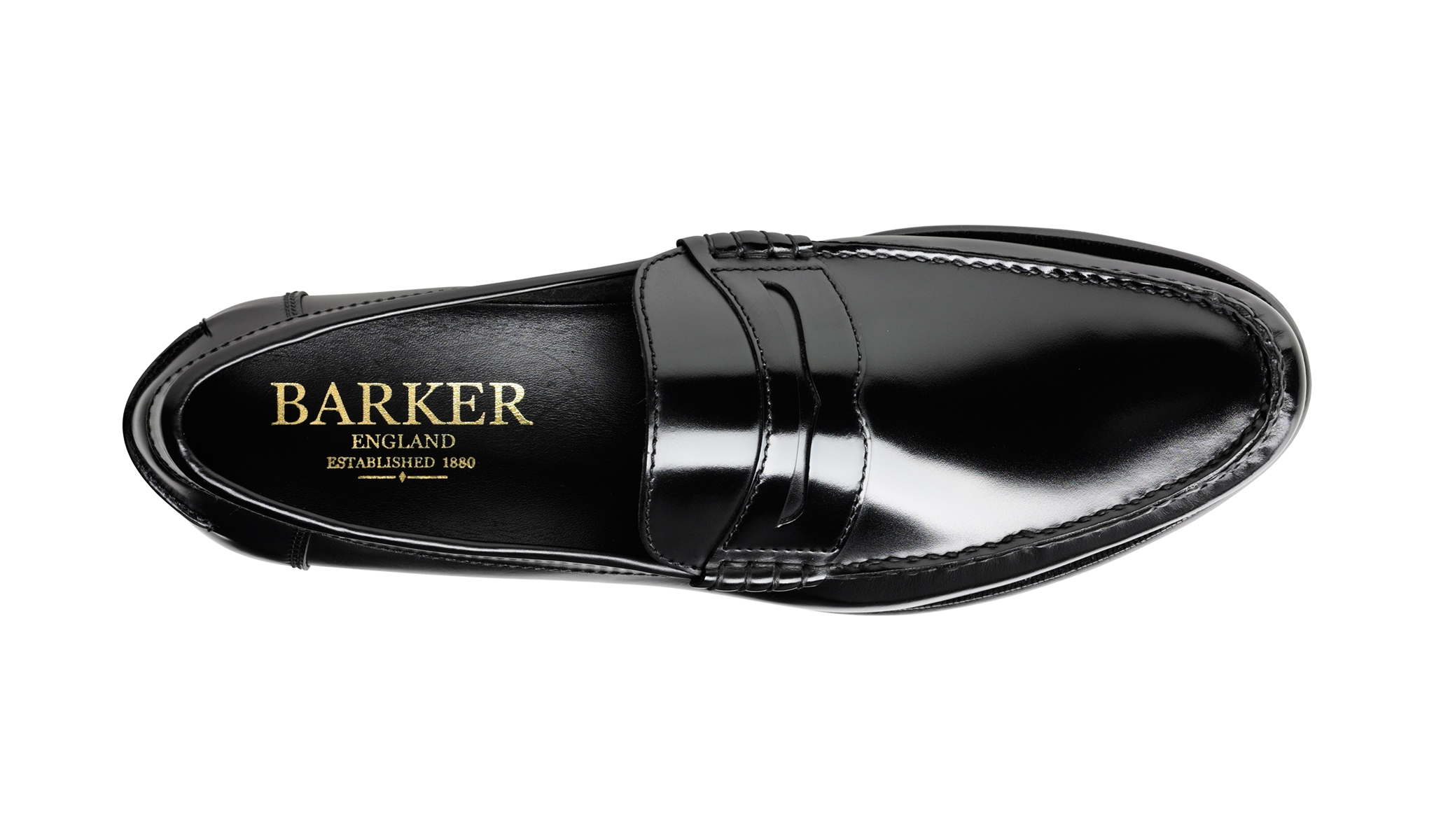 Newington - Black Hi-Shine | Mens Loafer | | Barker Shoes USA Newington - Black Hi-Shine | Mens Loafer | | Barker Shoes USA