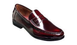 Newington - Black Hi-Shine | Mens Loafer | | Barker Shoes USA