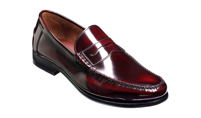 barker Newington - Burgundy Hi-Shine