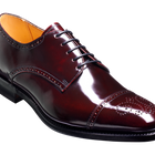 Perth - Burgundy Hi-Shine Derby Shoe