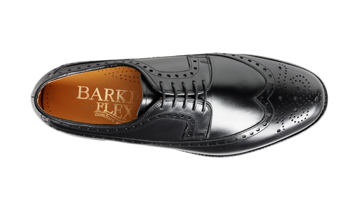 Portrush Black Calf Mens Derby Shoes Barker Shoes USA