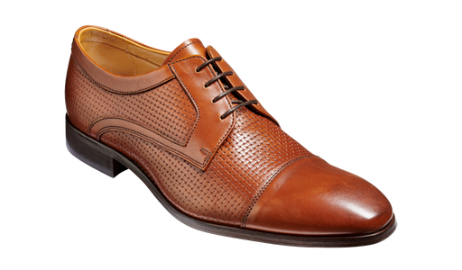 Pytchley - Rosewood Calf Weave Derby