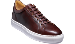 Sam - Navy Hand Painted | Barker Shoes USA