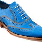 Spencer - Blue / Sand Suede