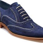 Spencer - Navy / Grey Suede