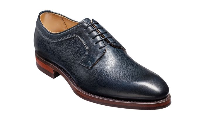 barker Skye - Navy Grain Derby
