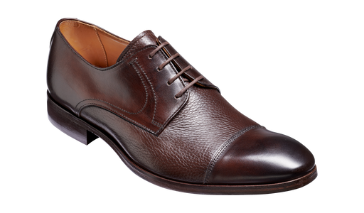 Southwold - Dark Brown Calf / Deerskin Derby
