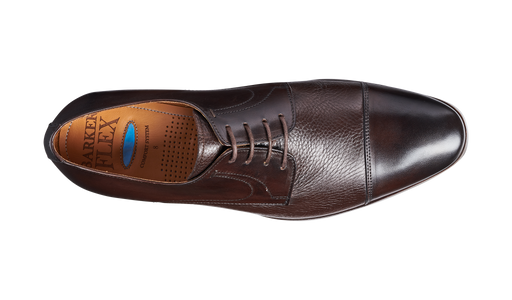Southwold - Dark Brown Calf / Deerskin Derby
