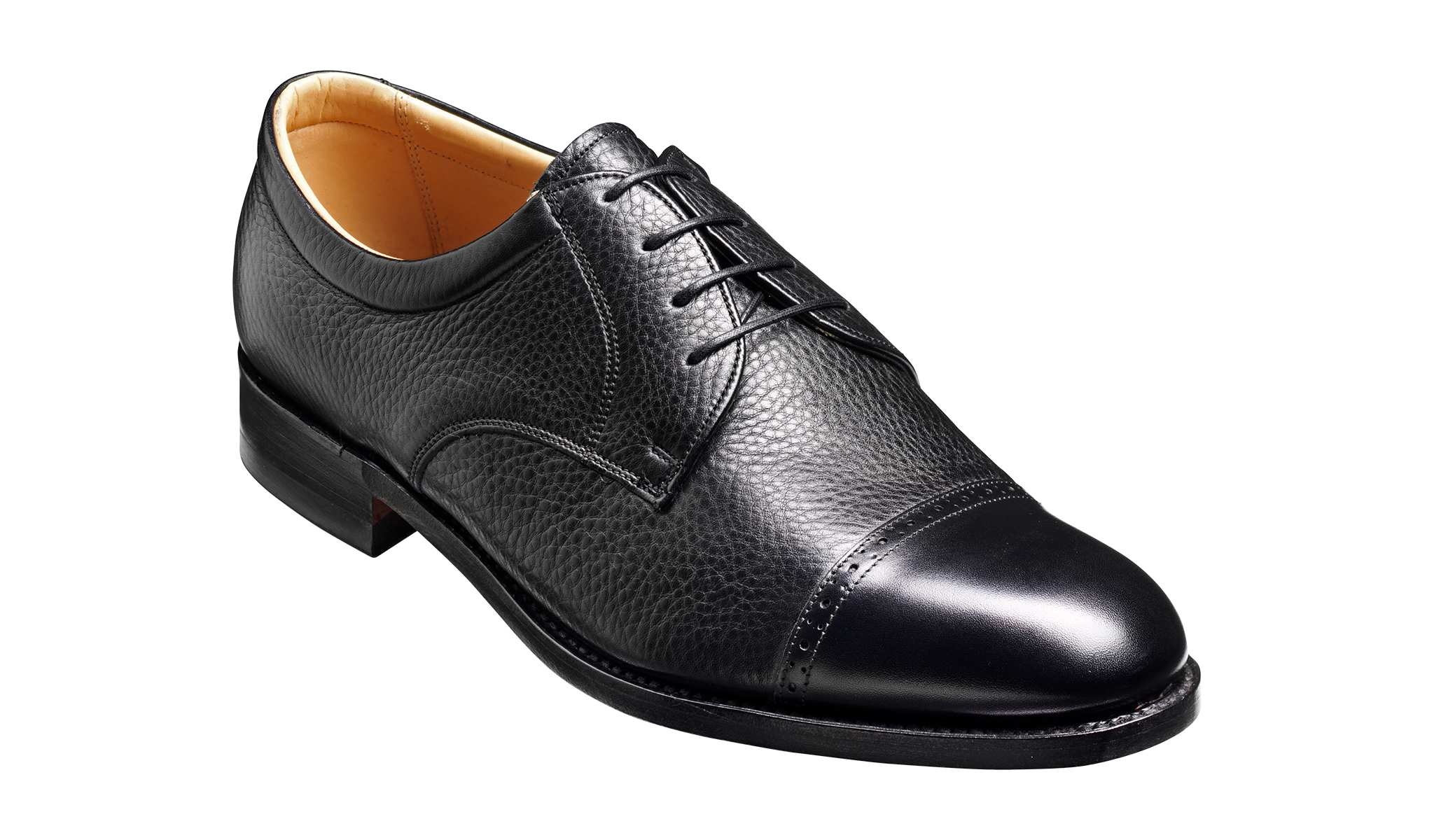Staines - Black Softie | Mens Derby Shoes | | Barker Shoes USA