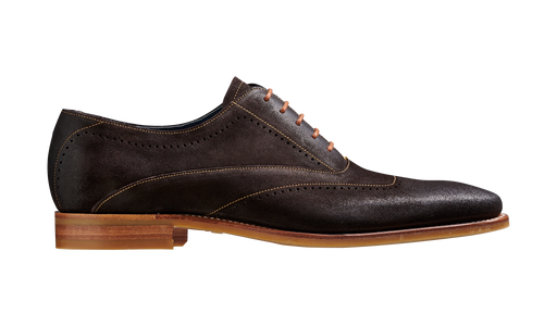 Thomas - Bitter Choc Suede Oxford