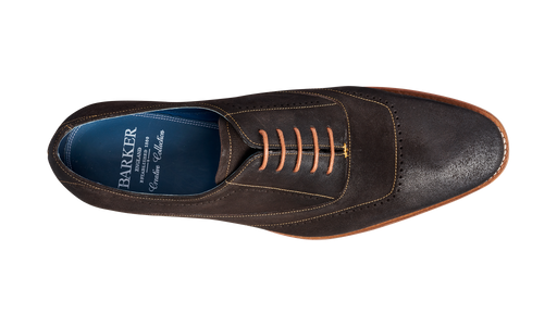 Thomas - Bitter Choc Suede Oxford
