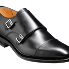 Tunstall - Black Calf Monk Strap