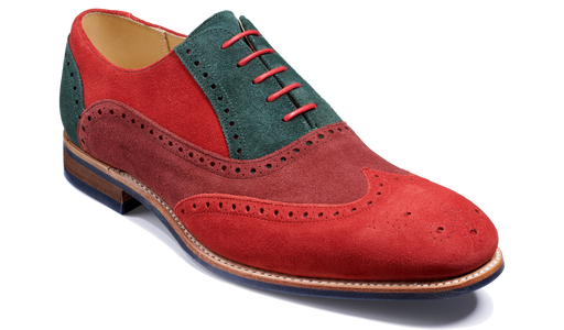 Valiant - Red Cremisi Green Suede