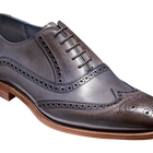 Valiant - Grey Hand Painted Brogue