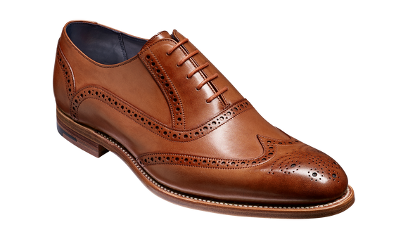 Valiant - Brown Hand Painted Brogue