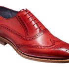 Valiant - Red Hand Painted Brogue
