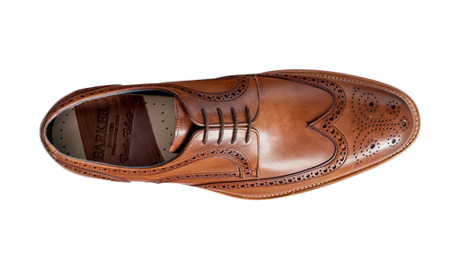Victor - Brown Hand Painted Oxford Derby