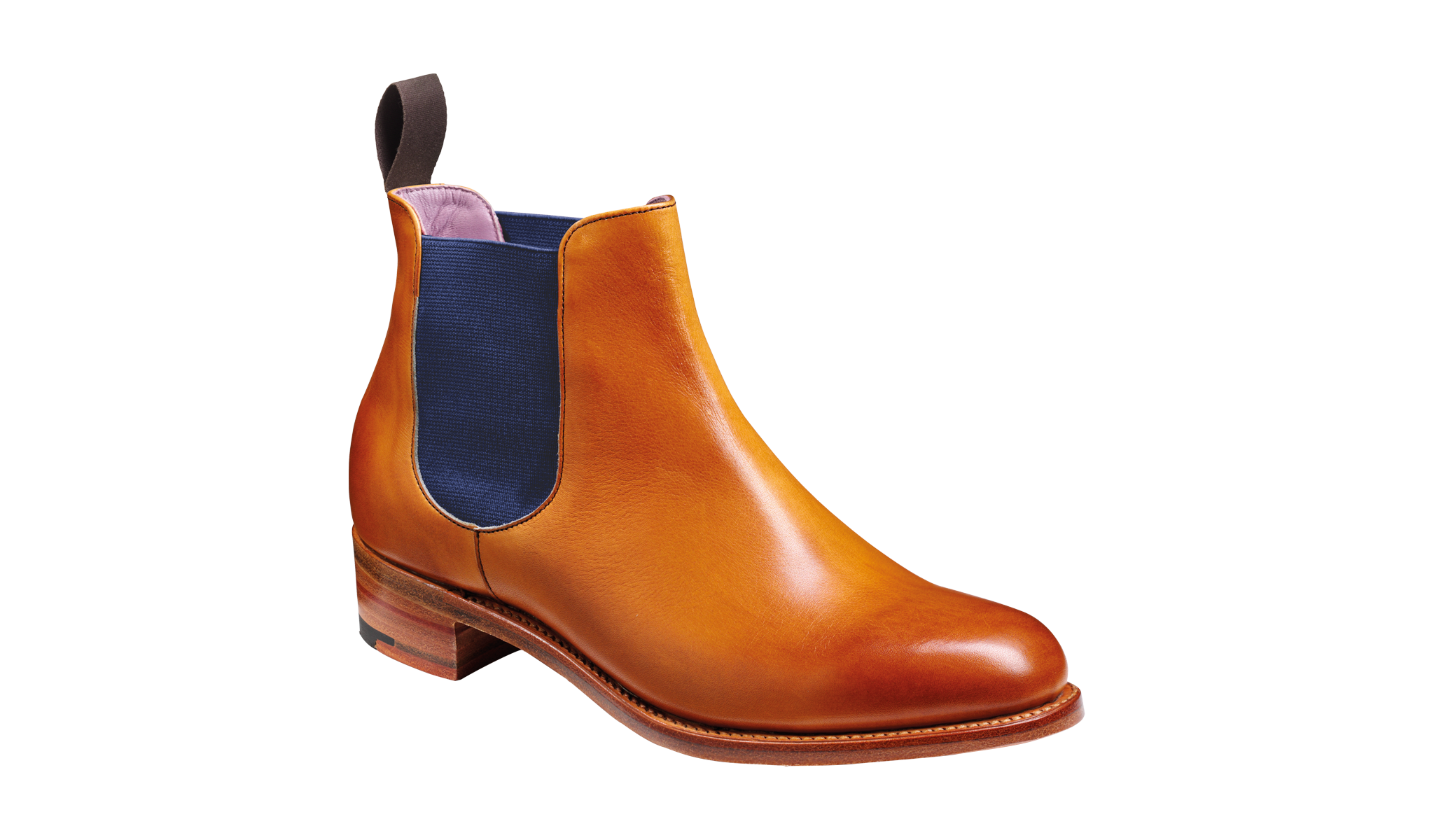 Violet - Cedar Calf / Elastic | Womens Boot | Barker Shoes USA