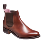 Violet - Walnut Calf / Brown Elastic Chelsea Boot