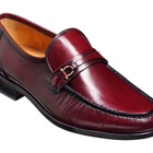 Wade - Burgundy Kid Loafer
