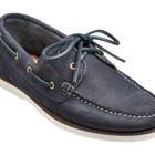 Wallis - Navy Suede Boat Shoe