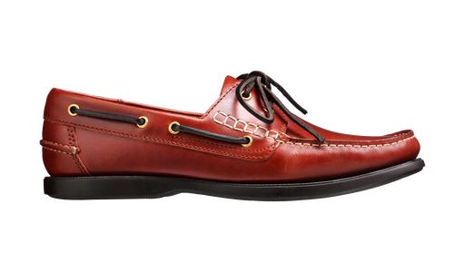 Wallis - Brown Oiled Calf Boat Shoe