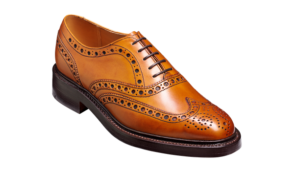 Westfield - Cedar Burnish Calf | Mens Brogue | | Barker Shoes USA