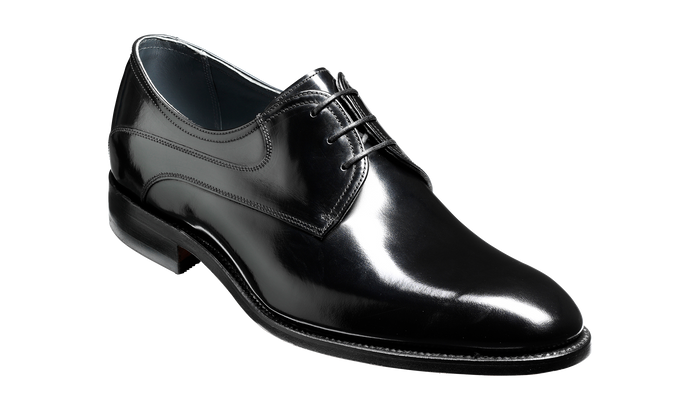 barker Wickham - Black Hi-Shine Derby