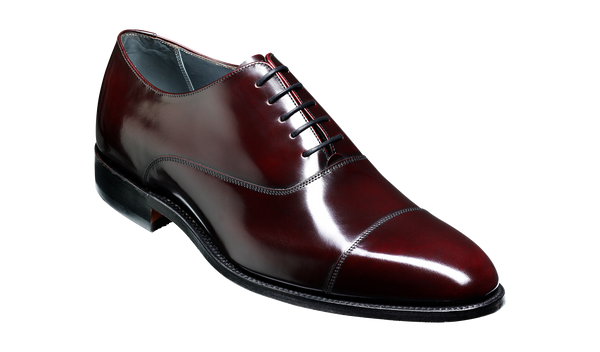 Winsford - Burgundy Hi-Shine Oxford | Mens Oxford | | Barker Shoes USA